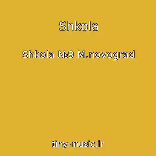 کاور آهنگ Shkola از Shkola №9 M.novograd