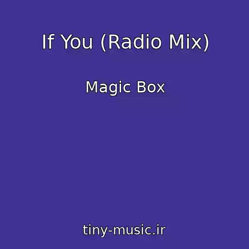 کاور آهنگ If You (Radio Mix) از Magic Box