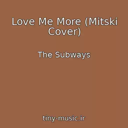 کاور آهنگ Love Me More (Mitski Cover) از The Subways