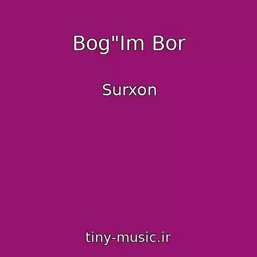 کاور آهنگ Bog"Im Bor از Surxon