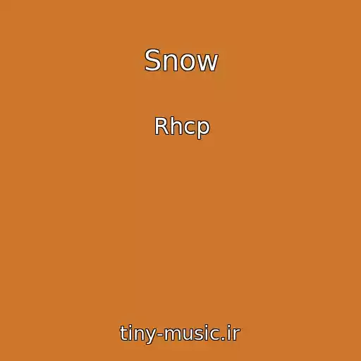 کاور آهنگ Snow از Rhcp