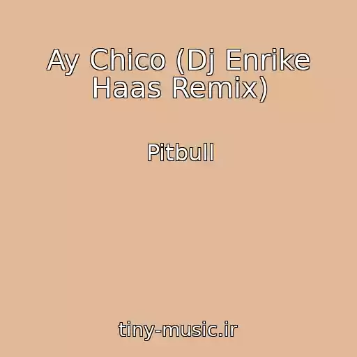 کاور آهنگ Ay Chico (Dj Enrike Haas Remix) از Pitbull