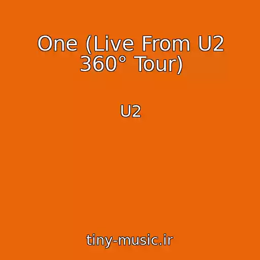 کاور آهنگ One (Live From U2 360° Tour) از U2