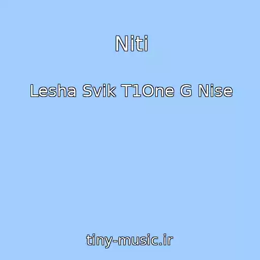 کاور آهنگ Niti از Lesha Svik T1One G Nise