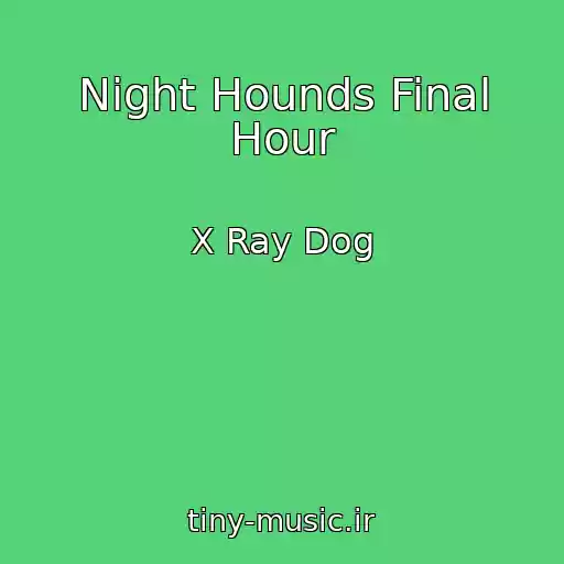 کاور آهنگ Night Hounds Final Hour از X Ray Dog