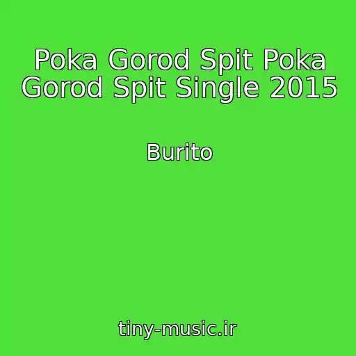 کاور آهنگ Poka Gorod Spit Poka Gorod Spit Single 2015 از Burito