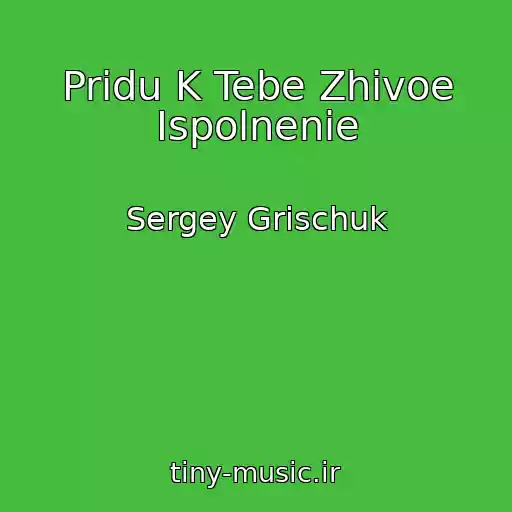 کاور آهنگ Pridu K Tebe Zhivoe Ispolnenie از Sergey Grischuk