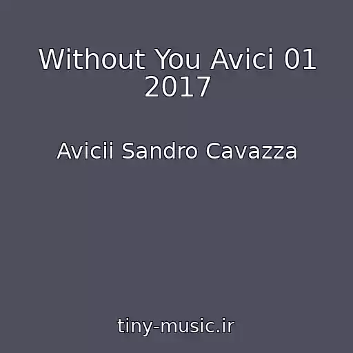 کاور آهنگ Without You Avici 01 2017 از Avicii Sandro Cavazza