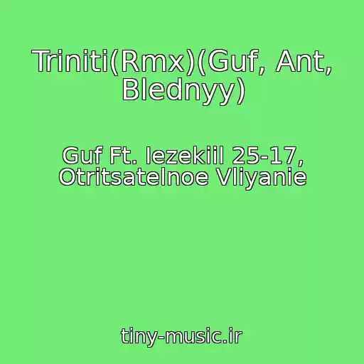 کاور آهنگ Triniti(Rmx)(Guf, Ant, Blednyy) از Guf Ft. Iezekiil 25-17, Otritsatelnoe Vliyanie