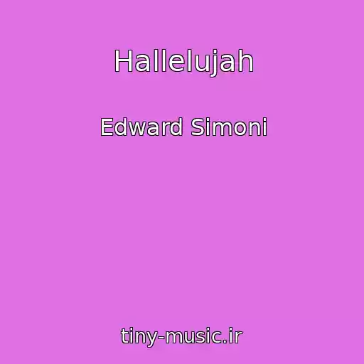 کاور آهنگ Hallelujah از Edward Simoni