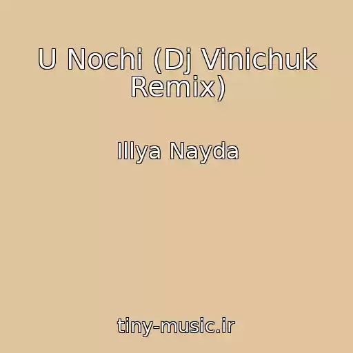 کاور آهنگ U Nochі (Dj Vinichuk Remix) از Іllya Nayda