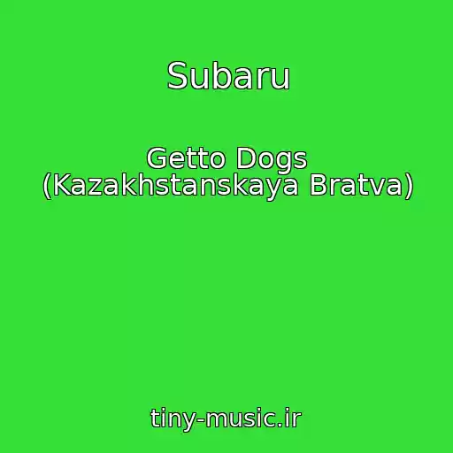 کاور آهنگ Subaru از Getto Dogs (Kazakhstanskaya Bratva)
