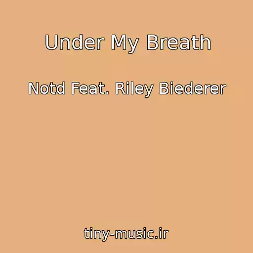 کاور آهنگ Under My Breath از Notd Feat. Riley Biederer