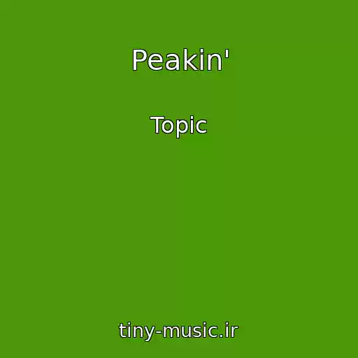 کاور آهنگ Peakin' از Topic