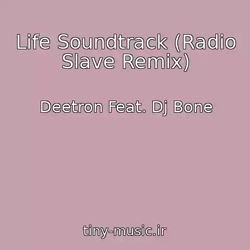 کاور آهنگ Life Soundtrack (Radio Slave Remix) از Deetron Feat. Dj Bone
