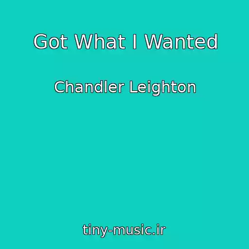 کاور آهنگ Got What I Wanted از Chandler Leighton