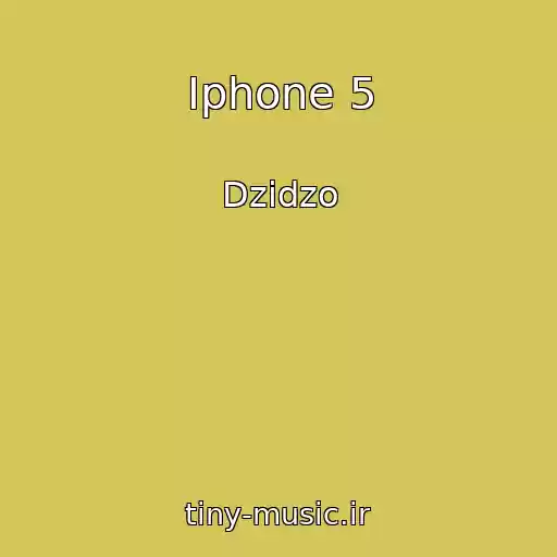 کاور آهنگ Iphone 5 از Dzіdzo