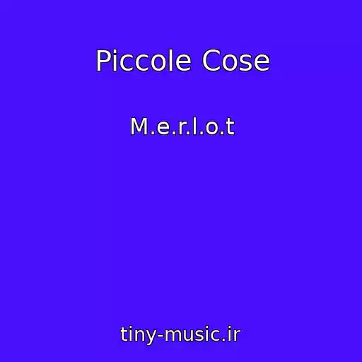 کاور آهنگ Piccole Cose از M.e.r.l.o.t