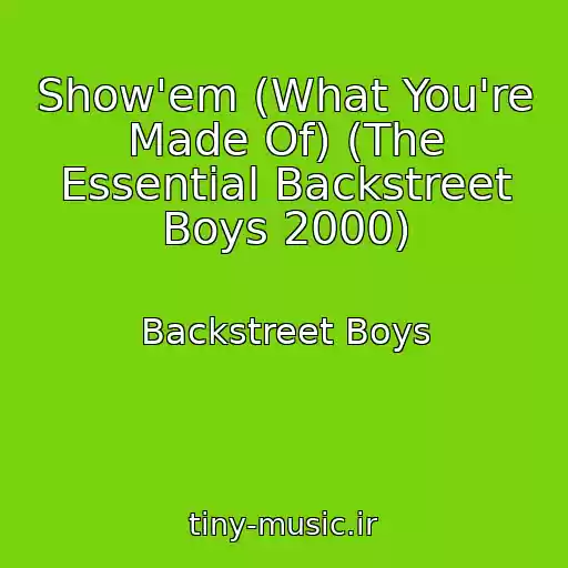 کاور آهنگ Show'em (What You're Made Of) (The Essential Backstreet Boys 2000) از Backstreet Boys