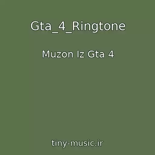 کاور آهنگ Gta_4_Ringtone از Muzon Iz Gta 4