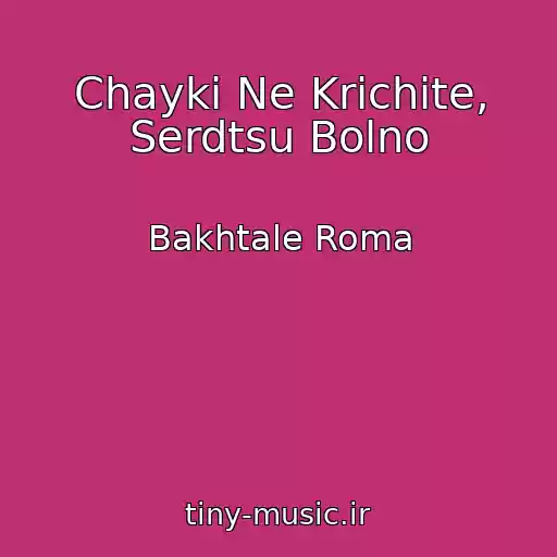 کاور آهنگ Chayki Ne Krichite, Serdtsu Bolno از Bakhtale Roma