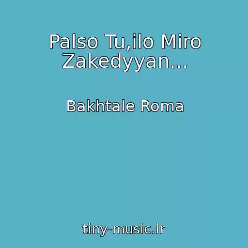 کاور آهنگ Palso Tu,ilo Miro Zakedyyan... از Bakhtale Roma