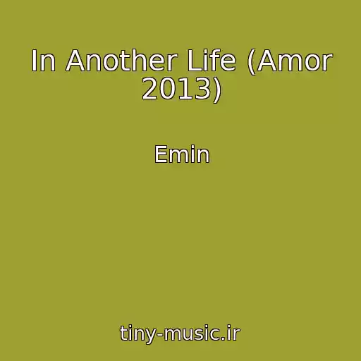 کاور آهنگ In Another Life (Amor 2013) از Emin