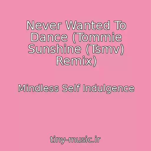 کاور آهنگ Never Wanted To Dance (Tommie Sunshine (Tsmv) Remix) از Mindless Self Indulgence