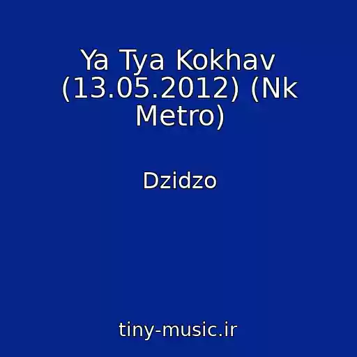 کاور آهنگ Ya Tya Kokhav (13.05.2012) (Nk Metro) از Dzіdzo
