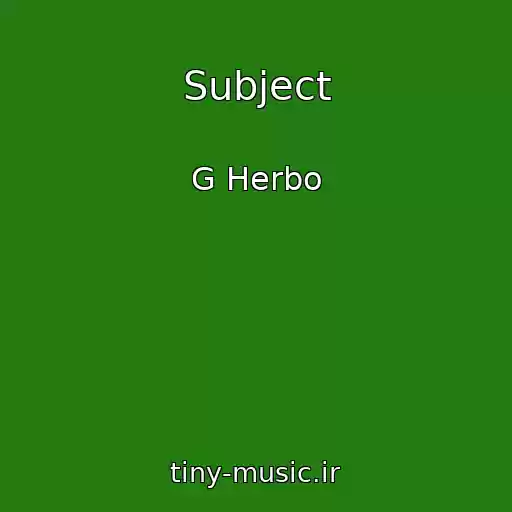 کاور آهنگ Subject از G Herbo