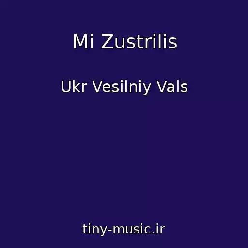 کاور آهنگ Mi Zustrіlis از Ukr Vesіlniy Vals