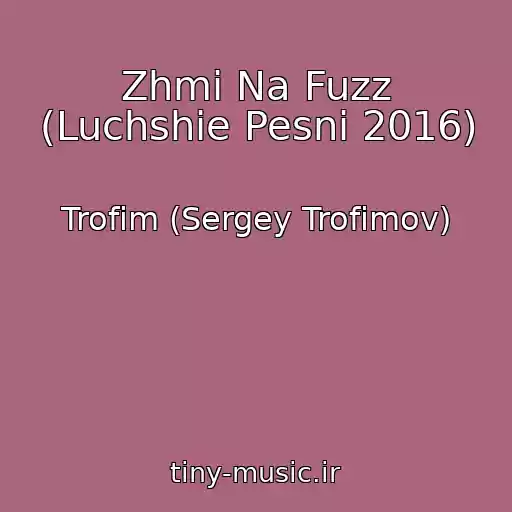 کاور آهنگ Zhmi Na Fuzz (Luchshie Pesni 2016) از Trofim (Sergey Trofimov)