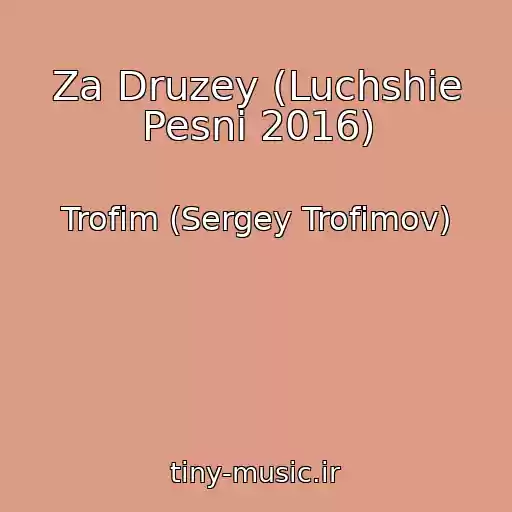 کاور آهنگ Za Druzey (Luchshie Pesni 2016) از Trofim (Sergey Trofimov)