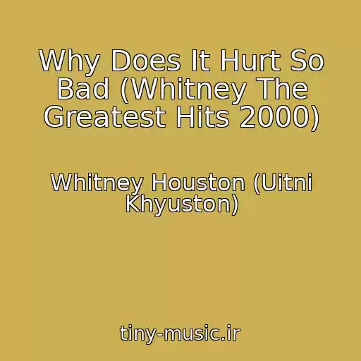 کاور آهنگ Why Does It Hurt So Bad (Whitney The Greatest Hits 2000) از Whitney Houston (Uitni Khyuston)