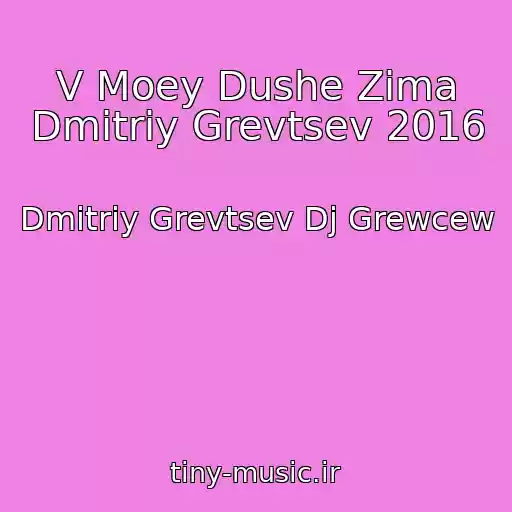 کاور آهنگ V Moey Dushe Zima Dmitriy Grevtsev 2016 از Dmitriy Grevtsev Dj Grewcew