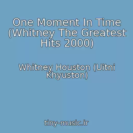 کاور آهنگ One Moment In Time (Whitney The Greatest Hits 2000) از Whitney Houston (Uitni Khyuston)