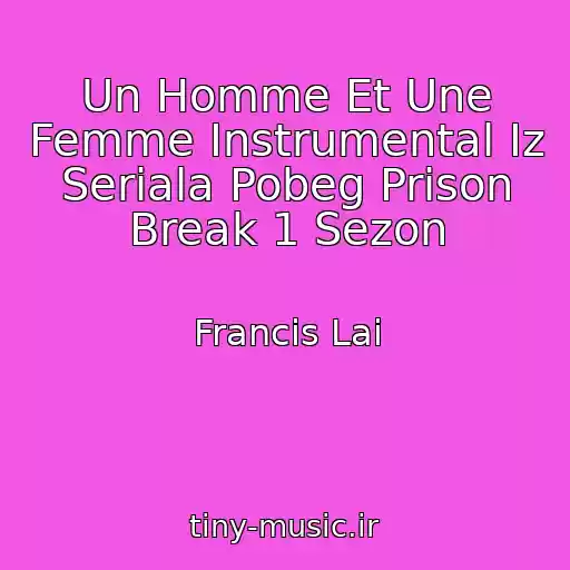 کاور آهنگ Un Homme Et Une Femme Instrumental Iz Seriala Pobeg Prison Break 1 Sezon از Francis Lai