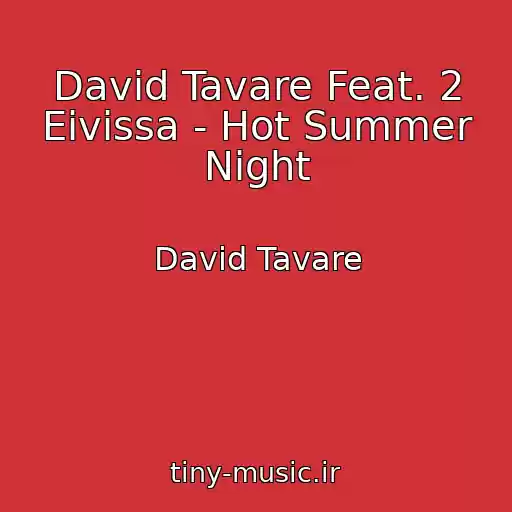 کاور آهنگ David Tavare Feat. 2 Eivissa - Hot Summer Night از David Tavare