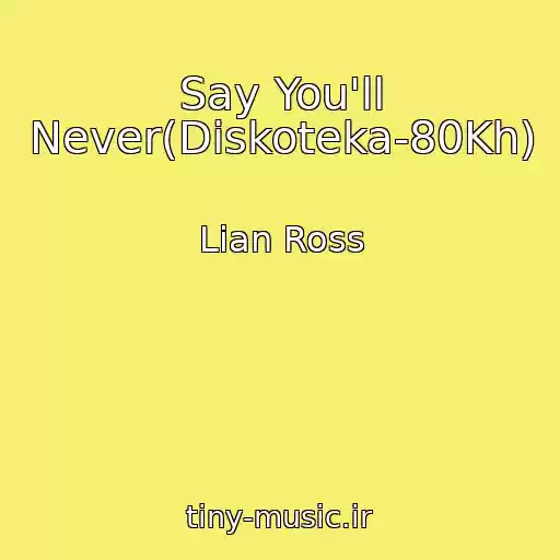 کاور آهنگ Say You'll Never(Diskoteka-80Kh) از Lian Ross