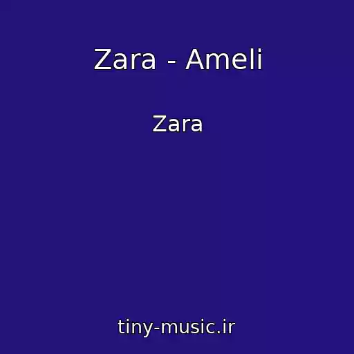 کاور آهنگ Zara - Ameli از Zara