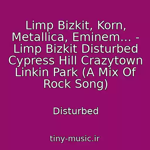 کاور آهنگ Limp Bizkit, Korn, Metallica, Eminem... - Limp Bizkit Disturbed Cypress Hill Crazytown Linkin Park (A Mix Of Rock Song) از Disturbed