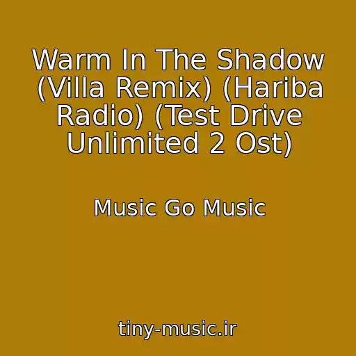 کاور آهنگ Warm In The Shadow (Villa Remix) (Hariba Radio) (Test Drive Unlimited 2 Ost) از Music Go Music