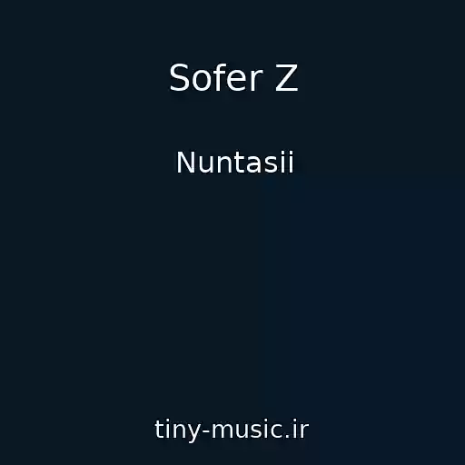 کاور آهنگ Sofer Z از Nuntasii