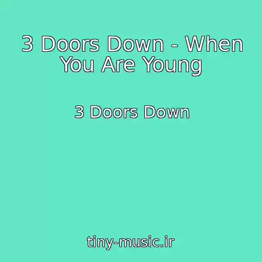 کاور آهنگ 3 Doors Down - When You Are Young از 3 Doors Down