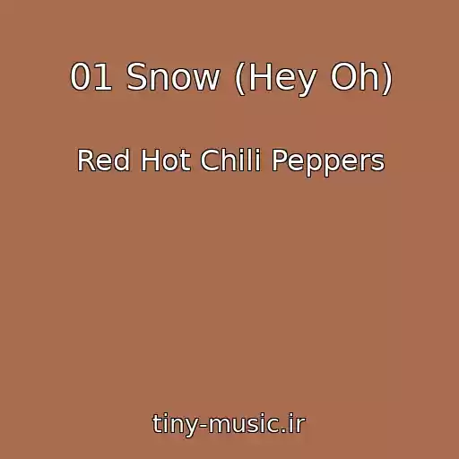 کاور آهنگ 01 Snow (Hey Oh) از Red Hot Chili Peppers