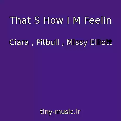 کاور آهنگ That S How I M Feelin از Ciara , Pitbull , Missy Elliott