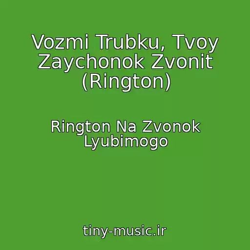 کاور آهنگ Vozmi Trubku, Tvoy Zaychonok Zvonit (Rington) از Rington Na Zvonok Lyubimogo