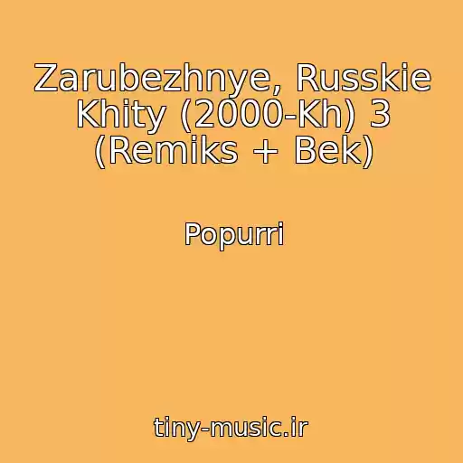 کاور آهنگ Zarubezhnye, Russkie Khity (2000-Kh) 3 (Remiks + Bek) از Popurri