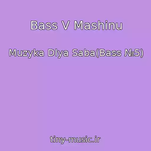 کاور آهنگ Bass V Mashinu از Muzyka Dlya Saba(Bass №5)