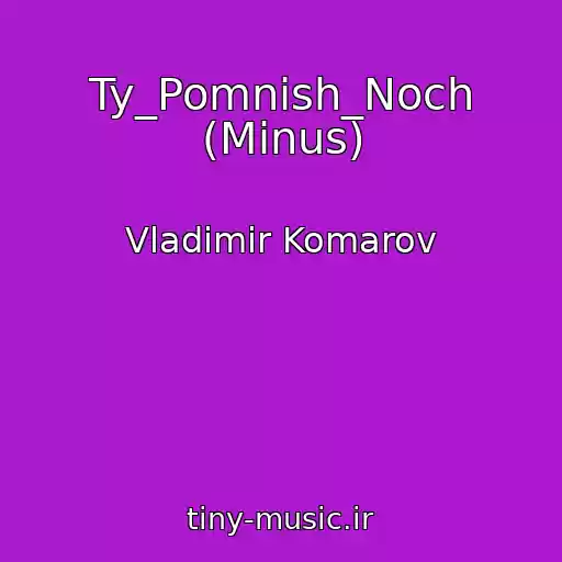 کاور آهنگ Ty_Pomnish_Noch (Minus) از Vladimir Komarov